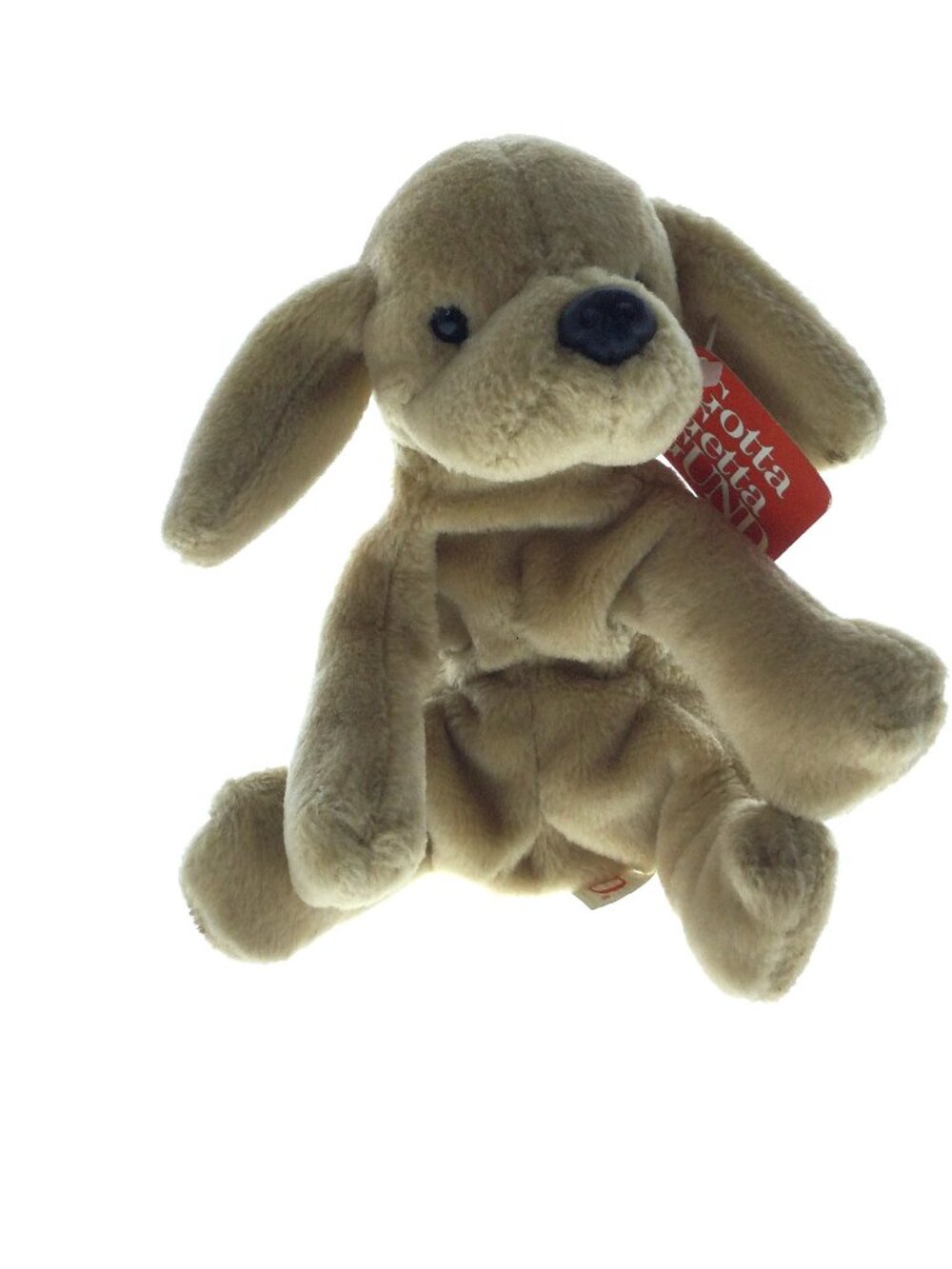 Vintage‎ Gund "Puddles" the Yellow Retriever Plush #5326